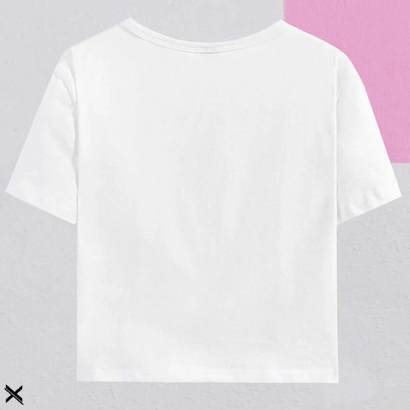 Shein | NWT | Drop Shoulder Graphic Tee | M | White | JIT8120463 - Picture 2 of 4